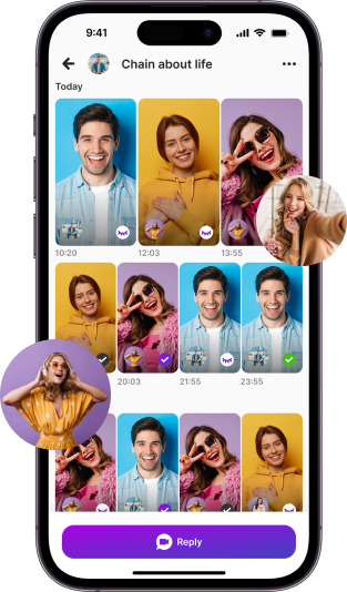 friend conversations in app
